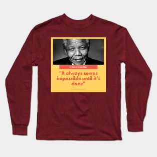 Nelson Mandela Long Sleeve T-Shirt